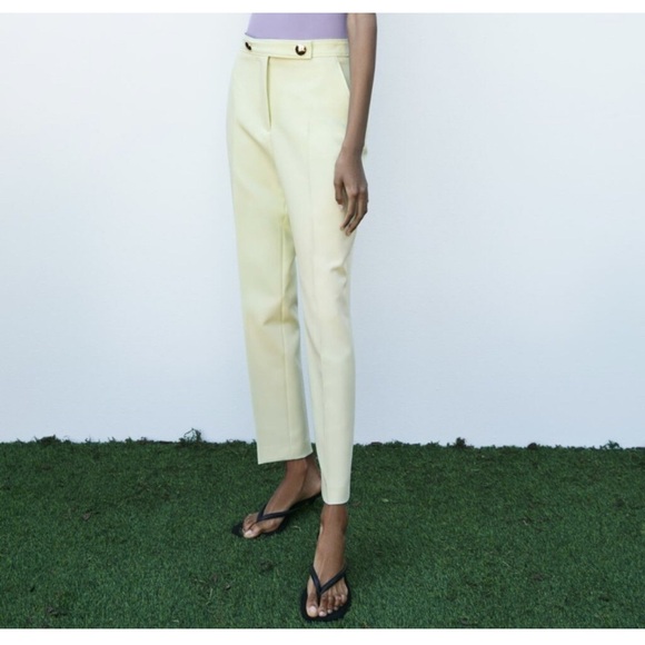 Zara pistachio green pants - Picture 5 of 7